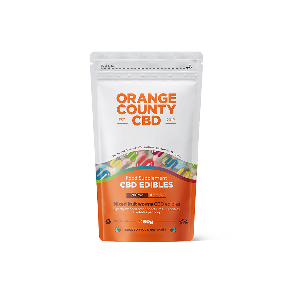 Orange County CBD 200mg Gummy Worms - Grab Bag - Vape Center