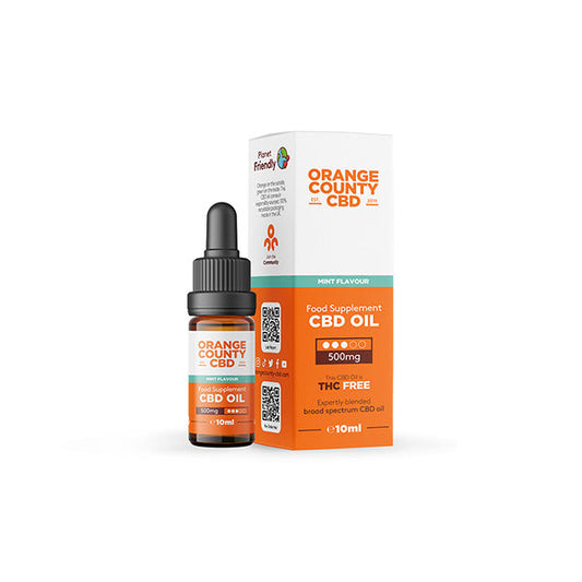 Orange County CBD 500mg Broad Spectrum CBD Oil - 10ml - Vape Center