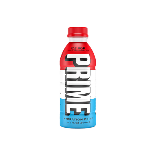 PRIME Hydration USA Ice Pop Sports Drink 500ml- Past Best Before date - 2d0116-20