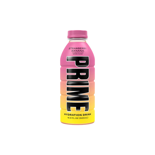 PRIME Hydration USA Strawberry Banana Sports Drink 500ml - 2d0116-20