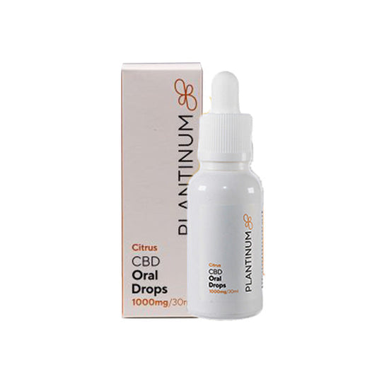 Plantinum CBD 1000mg CBD Citrus Oral Drops - 30ml - 2d0116-20