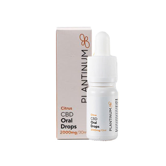 Plantinum CBD 2000mg CBD Citrus Oral Drops - 30ml - 2d0116-20