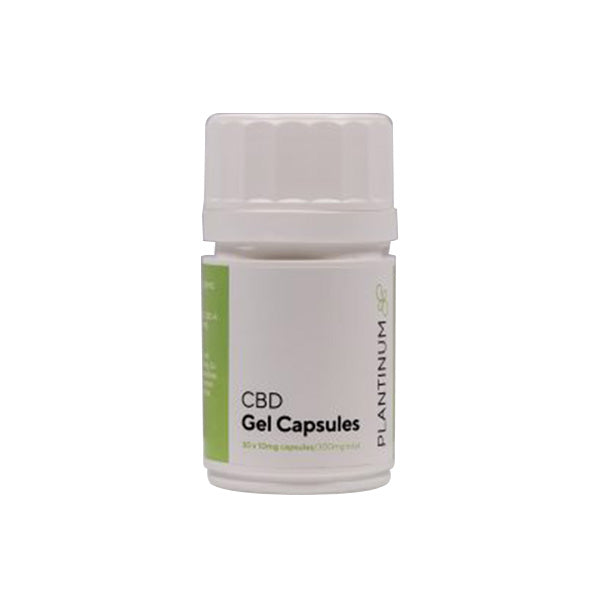 Plantinum CBD 300mg CBD Soft Gel Capsules - 30 Caps - Vape Center