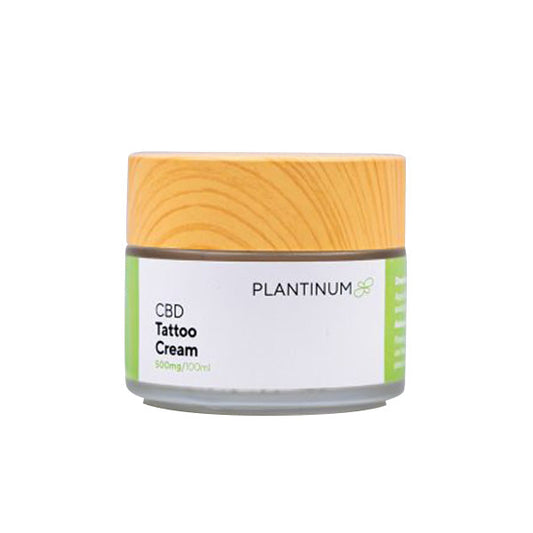 Plantinum CBD 500mg CBD Tattoo Cream - 100ml - 2d0116-20