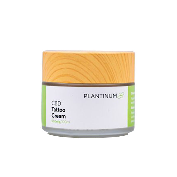 Plantinum CBD 500mg CBD Tattoo Cream - 100ml - Vape Center