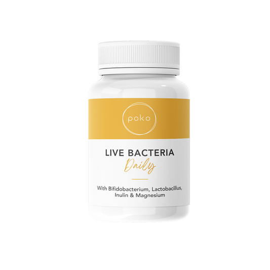 Poko Live Bacteria Daily Supplement Capsules - 60 Caps - 2d0116-20