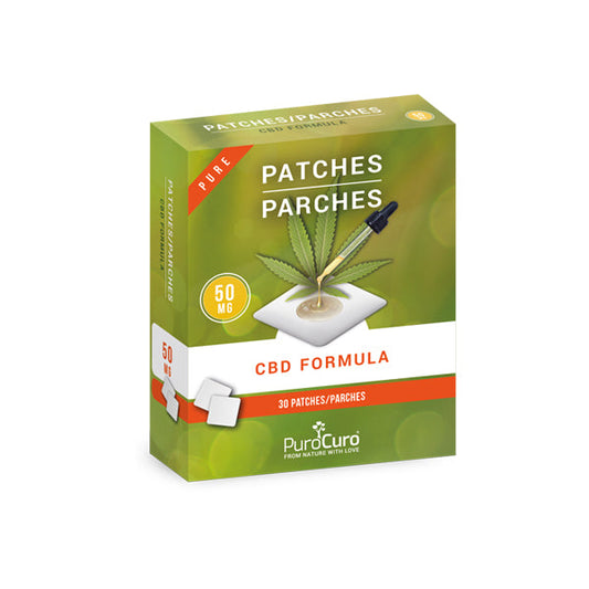 PuroCuro 50mg Pure CBD Formula Patches - 2d0116-20