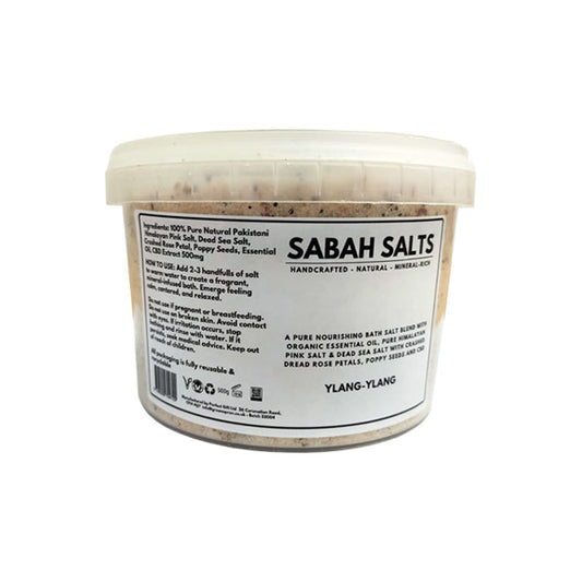 Sabah 500mg CBD Ylang Ylang Bath Salts - Vape Center
