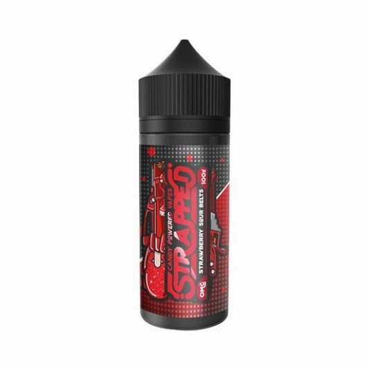 Strapped - 100ml - Strawberry Sour Belt - Vape Center