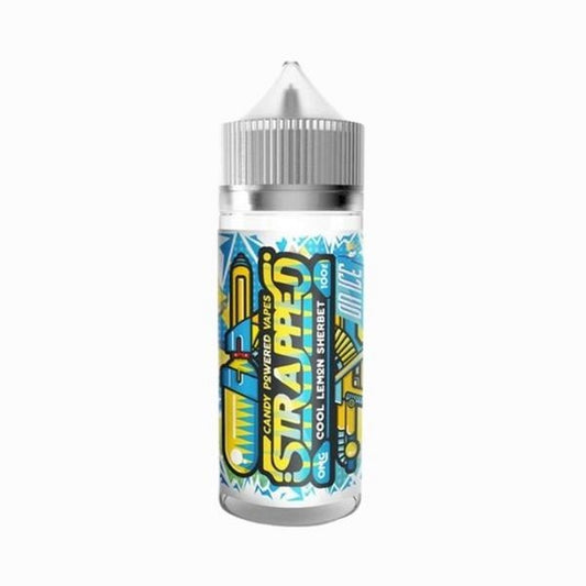 Strapped On Ice - 100ml - Cool Lemon Sherbert - Vape Center