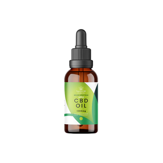 Supreme CBD 1000mg Broad Spectrum Apple CBD Oil - 30ml - Vape Center