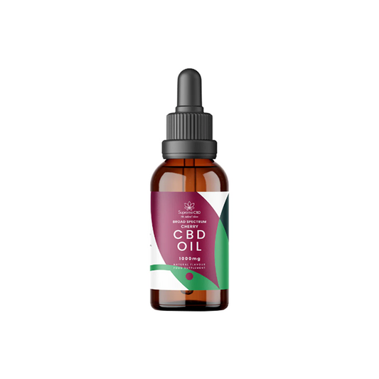 Supreme CBD 1000mg Broad Spectrum Cherry CBD Oil - 30ml - Vape Center