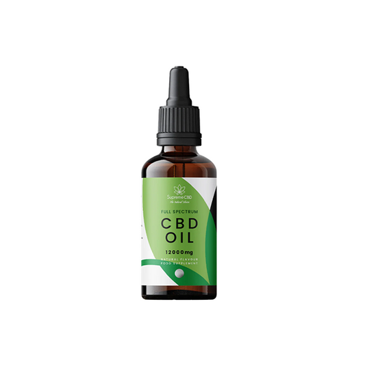 Supreme CBD 12000mg Full Spectrum CBD Tincture Oil - 100ml - Vape Center