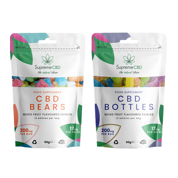 Supreme CBD 200mg CBD Gummies Grab Bag - 50g - Vape Center