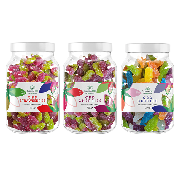 Supreme CBD 3200mg Broad Spectrum CBD Large Gummies - Vape Center