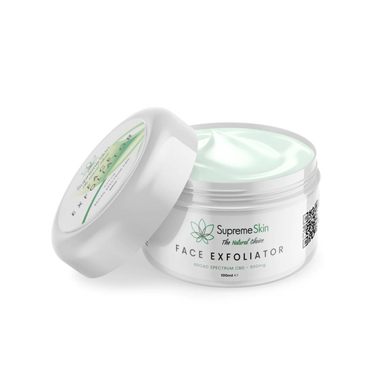 Supreme CBD 500mg CBD Face Exfoliator - 100ml - Vape Center