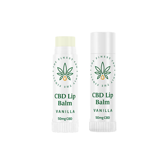 The Finest Balm 50mg CBD Vanilla Lip Balm Stick - 5ml - Vape Center