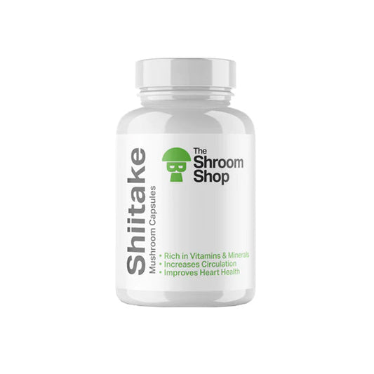 The Shroom Shop Shiitake Mushroom 45000mg Capsules - 90 Caps - Vape Center