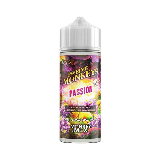 Twelve Monkeys - 100ml - Oasis - Passion - Vape Center