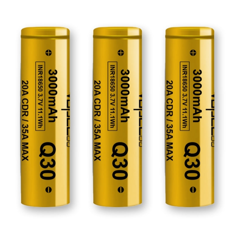 Vapcell Q30 18650 Battery in Case - Vape Center