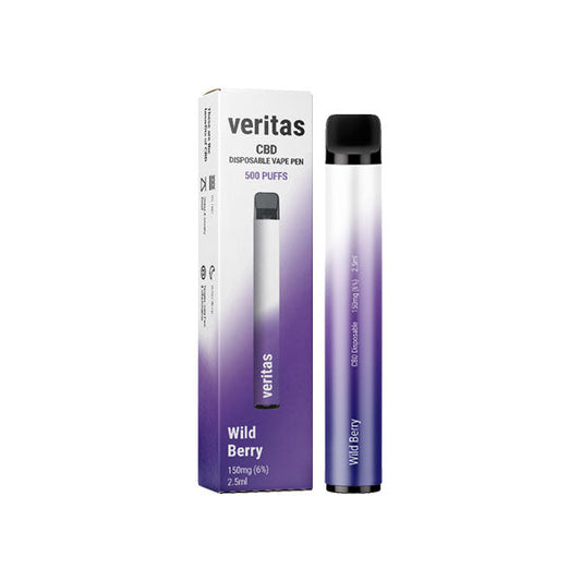 Veritas 150mg CBD Disposable Vape Pens 500 Puffs - 2d0116-20