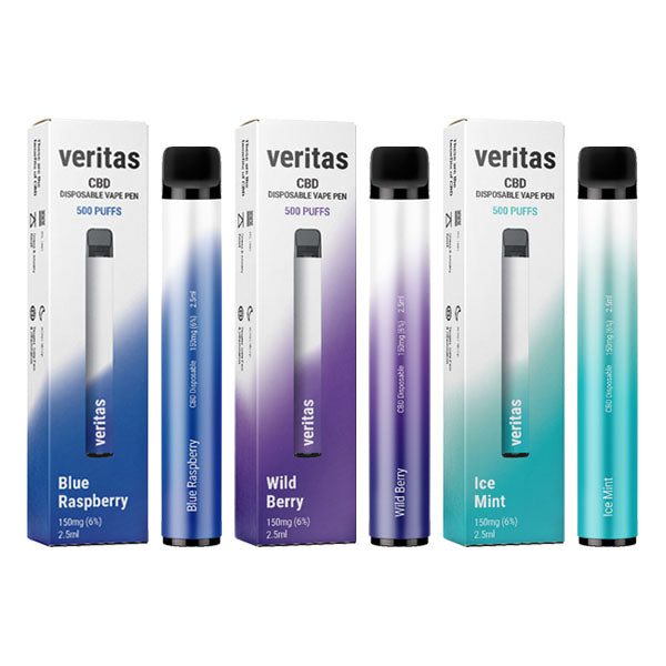 Veritas 150mg CBD Disposable Vape Pens 500 Puffs - Vape Center