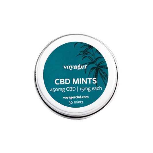 Voyager 450mg CBD Mints - 30 Pieces - Vape Center