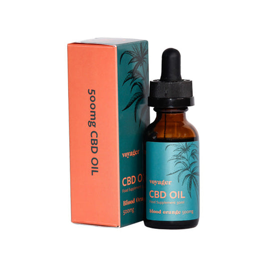 Voyager 500mg CBD Blood Orange Oil - 30ml - Vape Center