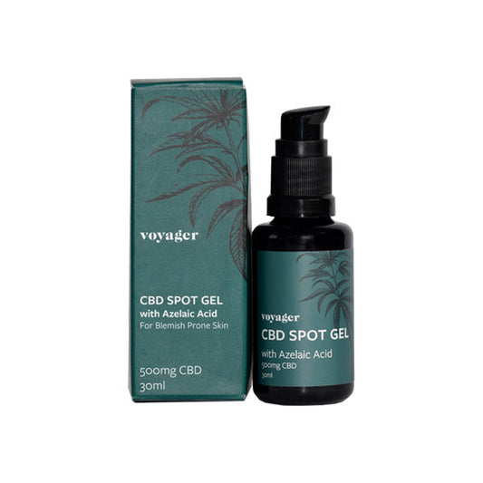 Voyager 500mg CBD Clarity Azeliaic Acid Spot Gel - 100ml - Vape Center