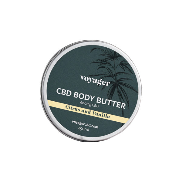 Voyager 600mg CBD Body Butter - 250ml - Vape Center