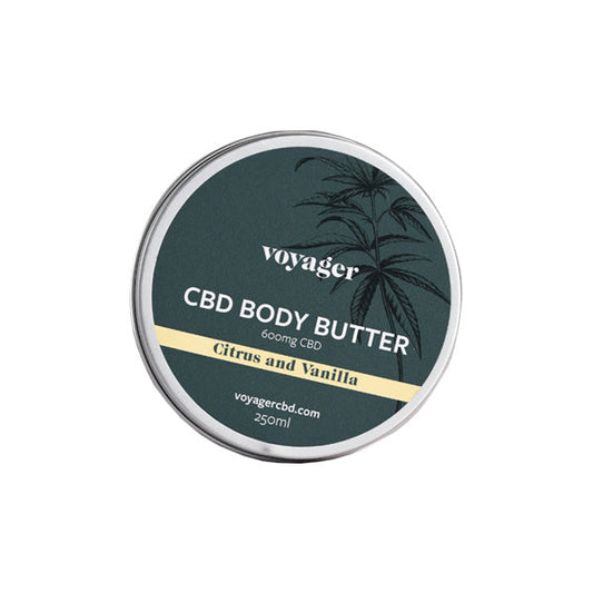 Voyager 600mg CBD Body Butter - 250ml - Vape Center