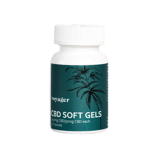 Voyager 900mg CBD Soft Gels - 30 Caps - Vape Center