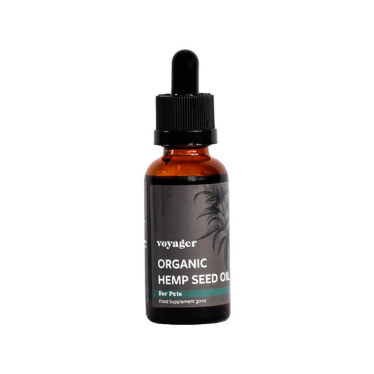 Voyager Pets Organic Hemp Seed Oil - 30ml - Vape Center
