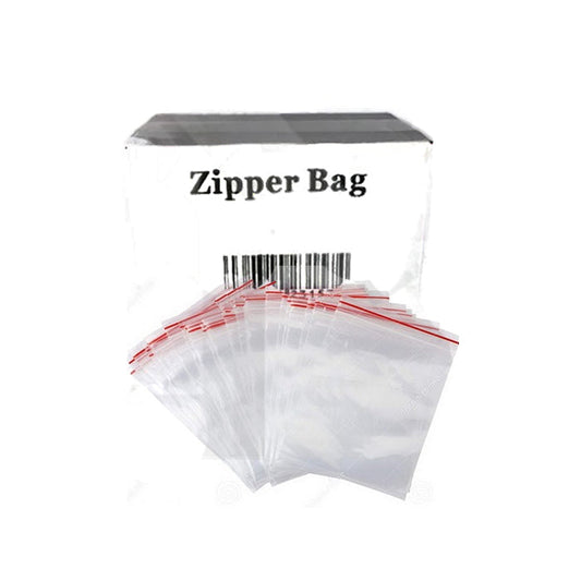 Zipper Branded 35mm x 25mm Clear Baggies - Vape Center
