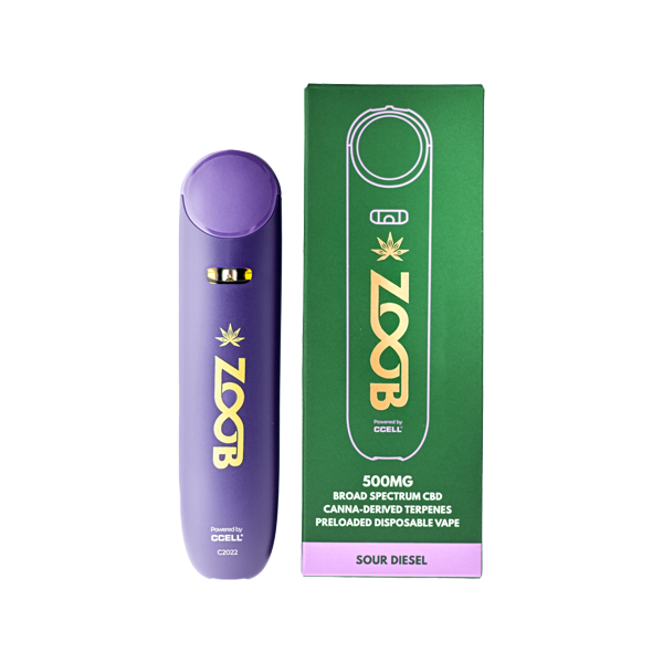 Zoob 500mg Broad Spectrum CBD Vape Pen - Vape Center