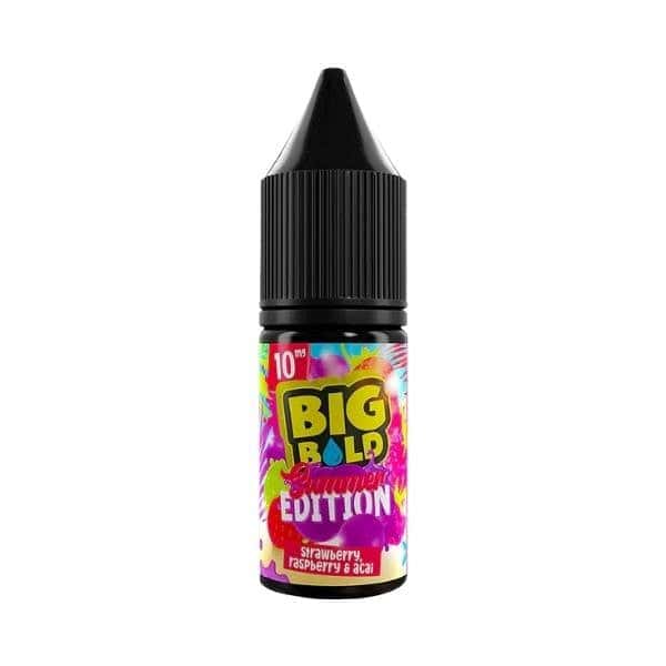 Big Bold - Nic Salt - Strawberry, Raspberry &amp; Acai - Summer Edition [20mg]-0