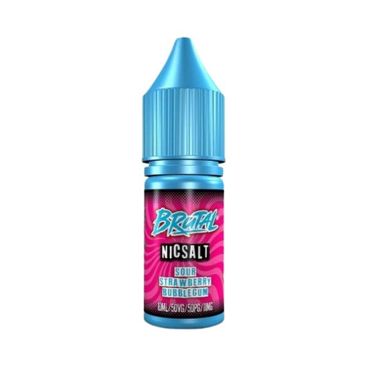 Brutal - Nic Salt - Sour Strawberry Bubblegum [11MG]-0