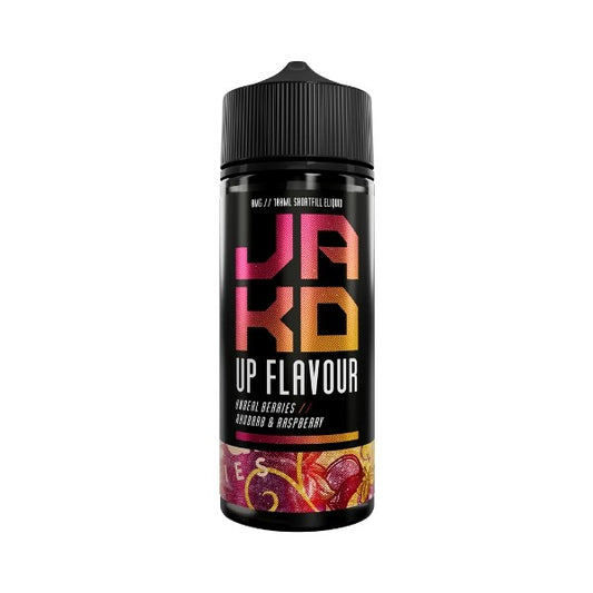 JAKD - 100ml - Unreal Berries - Rhubarb &amp; Raspberry-0