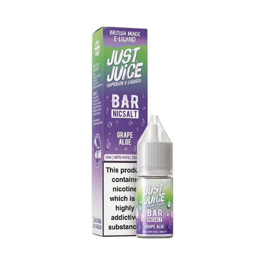 Just Juice Bar Range - Nic Salt - Grape Aloe [20MG]-0