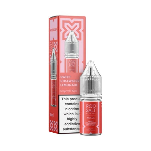 Pod Salt Nexus - Nic Salt - Sweet Strawberry Lemonade [20MG]-0