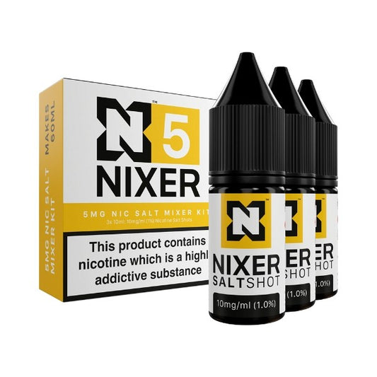 Nixer - Nic Shot - Salt [5MG] - 3 Pack-0