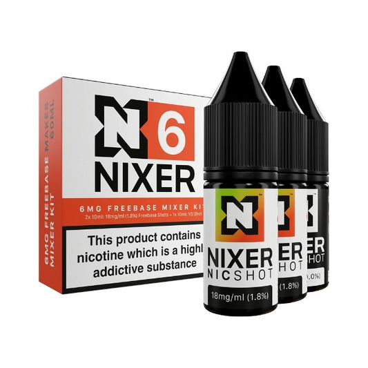 Nixer - Nic Shot - 70/30 [6MG] - 3 Pack-0