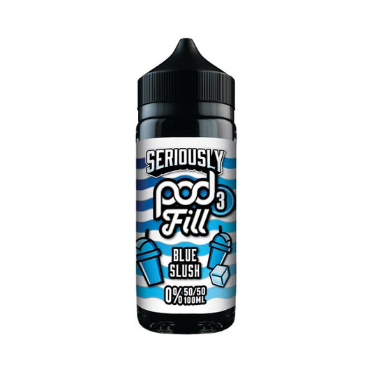 Doozy Vape - Seriously Pod Fill 3 - 100ml [Blue Slush]