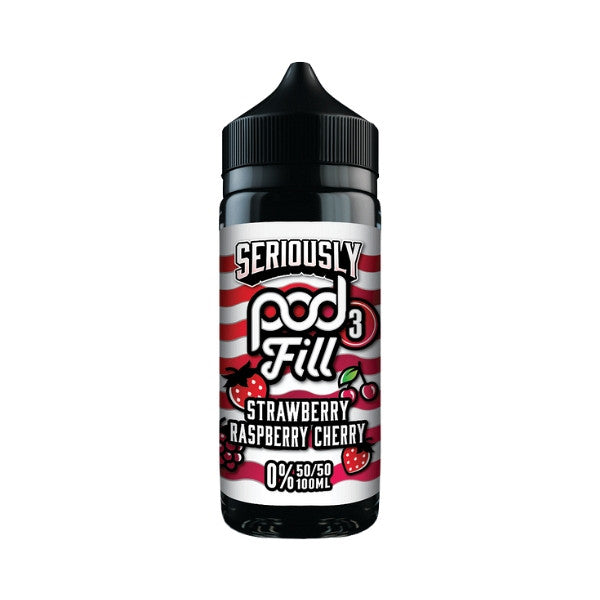 Doozy Vape - Seriously Pod Fill 3 - 100ml [Strawberry Raspberry Cherry]