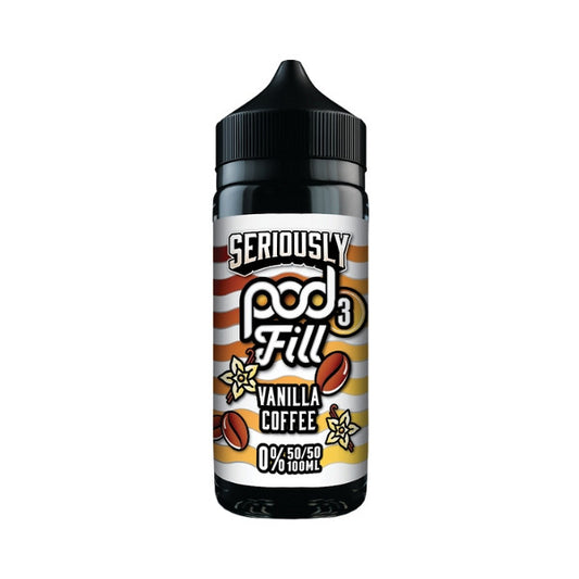Doozy Vape - Seriously Pod Fill 3 - 100ml [Vanilla Coffee]