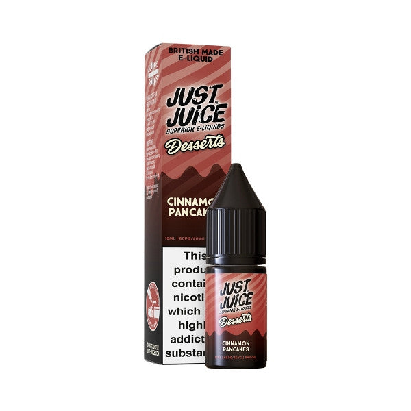 Just Juice Desserts Cinnamon Pancakes Nic Salt Eliquid