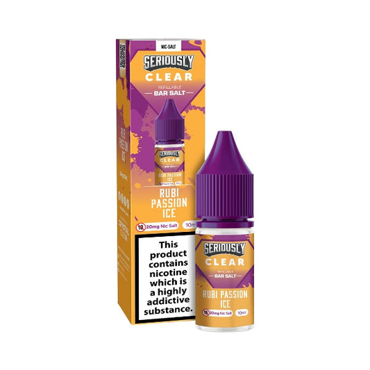 Rubi Passion Ice Seriously Clear Nic Salt Eliquid