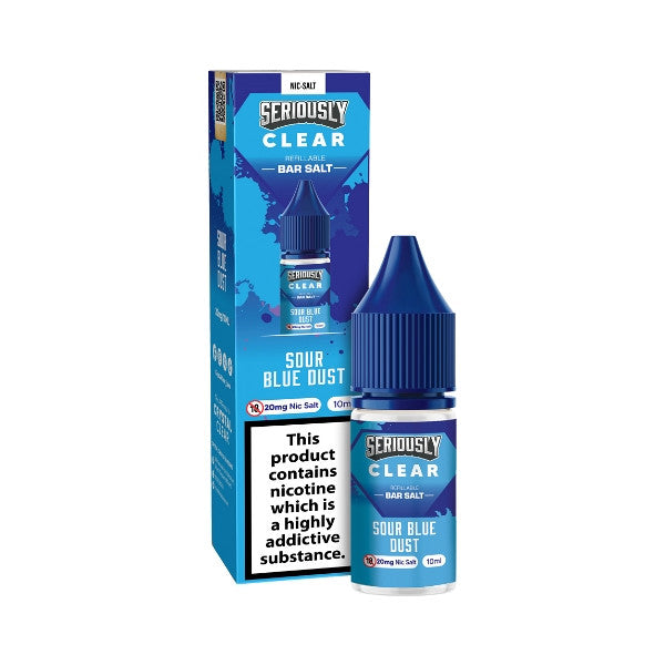 Sour Blue Dust Seriously Clear Nic Salt Eliquid