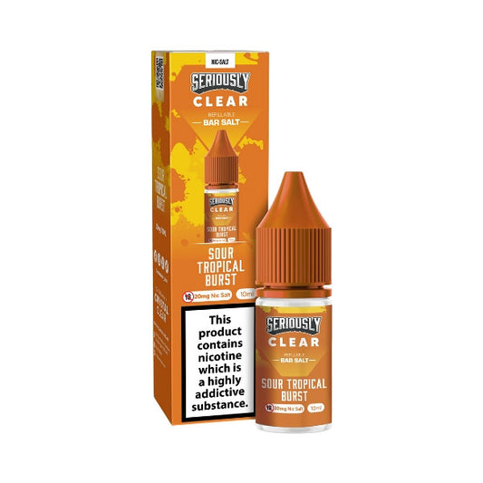 Sour Tropical Burst Seriously Clear Nic Salt Eliquid