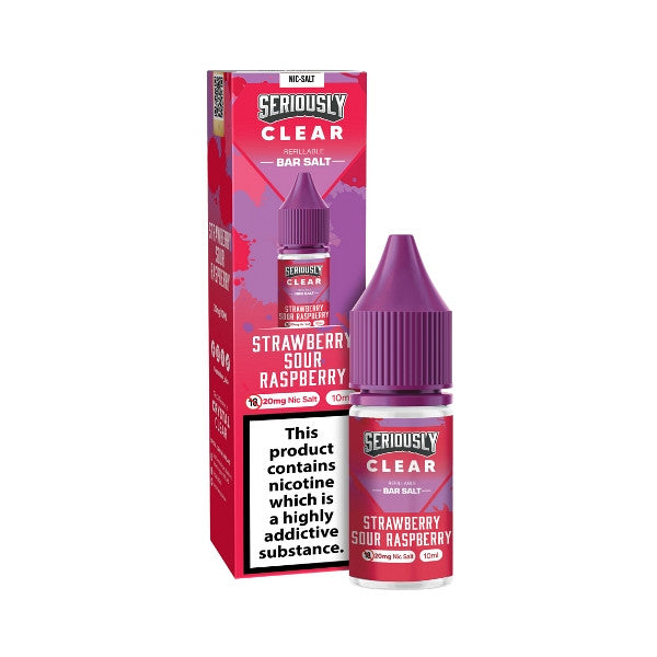 Strawberry Sour Raspberry Seriously Clear Nic Salt Eliquid